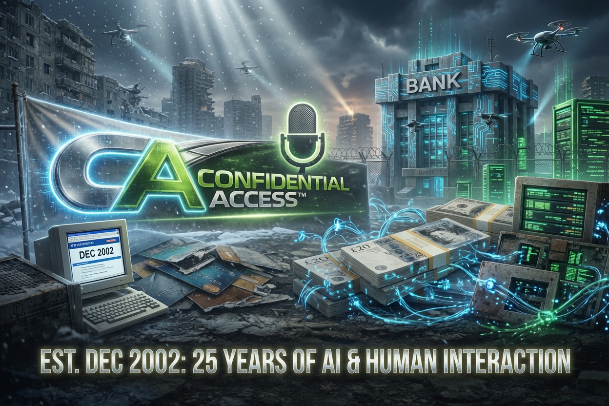 ConfidentialAccess.com service card showing the CA Confidential Access private access platform and service hub